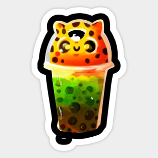 boba tea Sticker